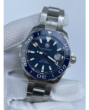 (준비완료/특급배송)NO.2996/신공장 태그호이어 칼리버5 아쿠아레이서 300M 블루 41MM